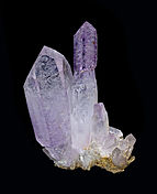 Amethyst Quartz with a purple color.