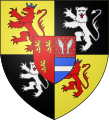 Coat of arms of the Rhinegraves, Wildgraves, counts of Salm etc. .