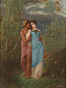 Galathée et le berger Athis, 1860, private collection