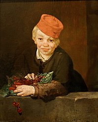 circa 1858-1859 The Boy with Cherries