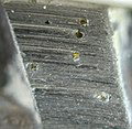 Integracion de diamants per aumentar la resisténcia d'un disc