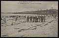 Une plage de Lancieux un jour de fête vers 1909.