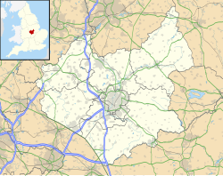 Leicester ubicada en Leicestershire