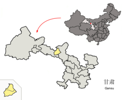 Jinchang – Mappa