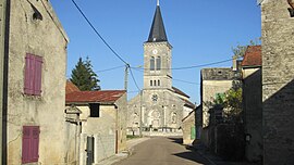 The church in Louesme