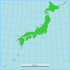 Okinava prefekturasının yerləşməsi