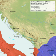 Map of the territory of Demetrius of Pharos (English).svg