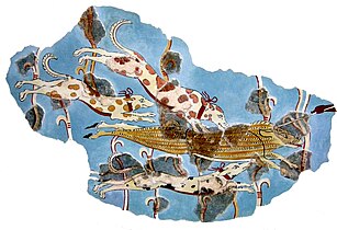 Fresco de Tirinto (hacia 1300 a. C.)