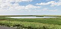 Nieuwe Zeedijk Holwerd. Zicht op de wadden buitendijks.