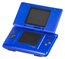 Blue Nintendo game system