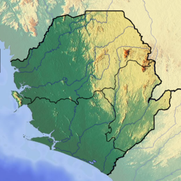 Mappa di localizzazione: Sierra Leone
