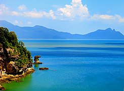 Pemandangan Laut China Selatan dari Sarawak