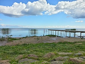 Stranden i Tiheda.