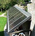 Image 11Solar water heaters facing the Sun to maximize gain (from Solar energy)