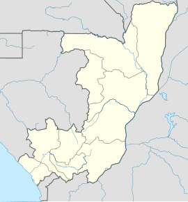 Поант Ноар на карти Републике Конго