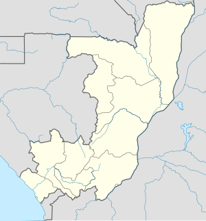 Brazzaville na zemljovidu Republike Kongo