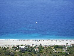 A view of the Dhërmi coastline