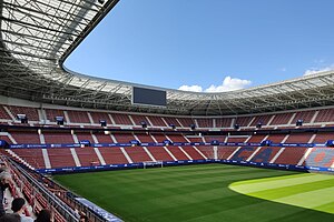Der Innenraum des Estadio El Sadar (August 2021)
