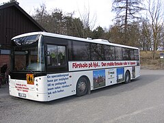 Förskolebussen Maja på Scania K230-chassi, levererad till Uppsala 2009
