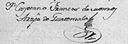 Firma de Cayetano Francos y Monroy