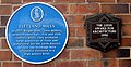 Civic Trust plaque and Leeds Award for Architecture on Fletland Mills