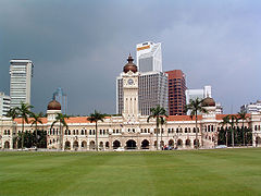 El Edificio del Sultán Abdul Samad en Kuala Lumpur.
