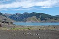 Porción de ribera oeste de la Laguna Laja, Región del Biobío