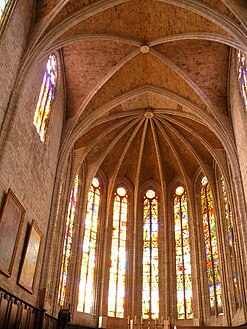 Voûtement de l'abside de la cathédrale Saint-Fulcran.