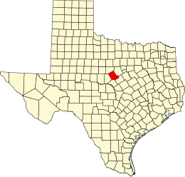 Contea di Comanche – Mappa