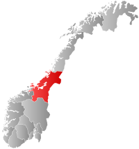 Região e Condado de Trøndelag na Noruega