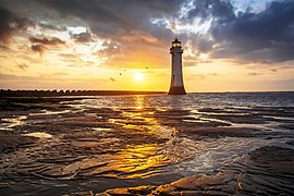 New Brighton Lighthouse Photograph: Mark Warren 1973