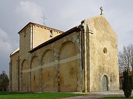 The church in Poullignac