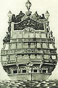 Stern of the Soleil Royal, design by Jean Bérain