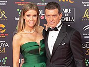 Banderas and Nicole Kempel at the 34th Goya Awards (25 January 2020)