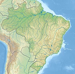 Атол Рокас на карти Бразила