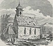 The then Greek Catholic (now Old-Rite Orthodox) church in Remeți, 1867