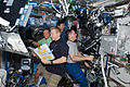 Expedition 20 busy with various tasks