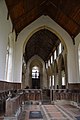 View west from sanctuary, showing misericords