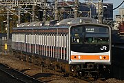 205系0番台 （2018年2月12日 東所沢駅 - 新秋津駅間）
