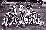 L'équipe du Botafogo en 1910.