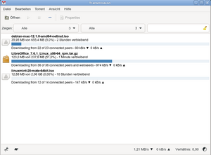 Transmission 4.0.3 unter openSUSE (MATE-Desktop)
