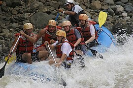 Rafting cerca de Jacó.