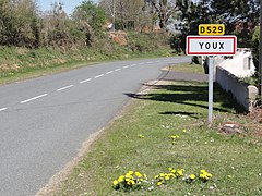 Entrée du bourg.