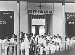 Krankenstation (Enfermaria) von Balibo in den 1930er-Jahren