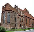 Saint George's Church in Kętrzyn, built in German Backstein Gothic style