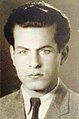 A sepia portrait of the Syrian poet Abd al-Salam Uyun al-Sud (1922 - 15 January 1954).