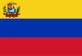 Venezuelská vlajka (1956–1863) Poměr stran: 2:3