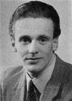 Bengt Blomgren ur ett programhäfte från Göteborgs stadsteater säsongen 1946–1947.