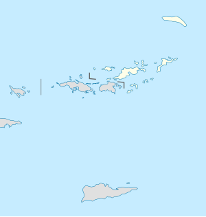 Род-Таун. Карта розташування: Британські Віргінські Острови