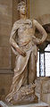 David, 1408-1409, scultura in marmo di Donatello, Firenze, Museo nazionale del Bargello.